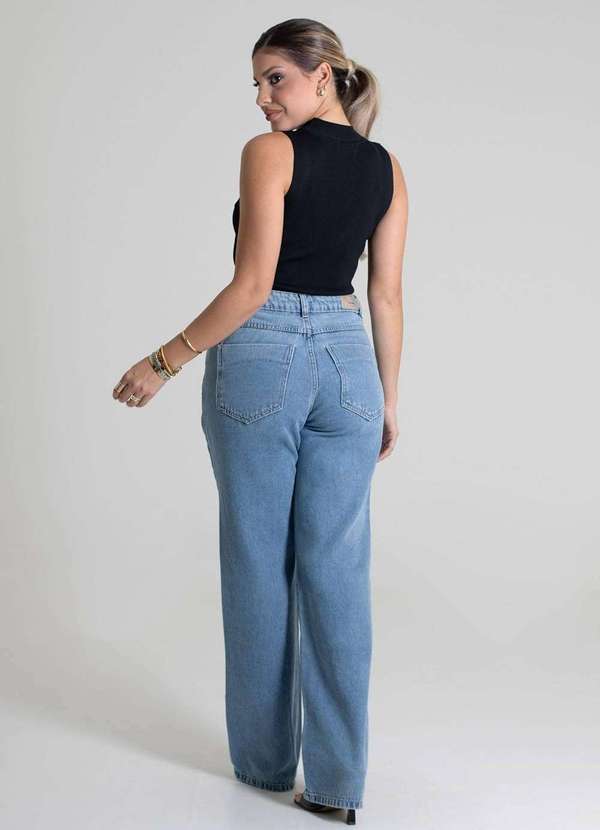 Sawary - Calça Jeans Sawary Reta - 279839 Azul 4