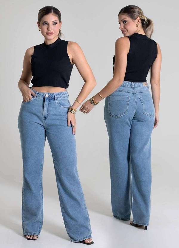 Sawary - Calça Jeans Sawary Reta - 279839 Azul 6