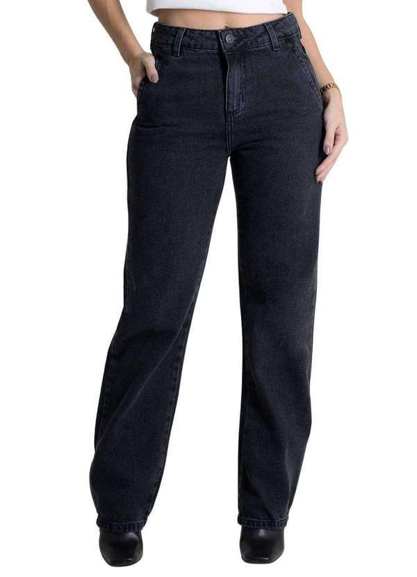 Sawary - Calça Jeans Sawary Reta - 279910 Preto