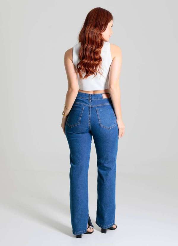 Sawary - Calça Jeans Sawary Reta - 279923 Azul 4