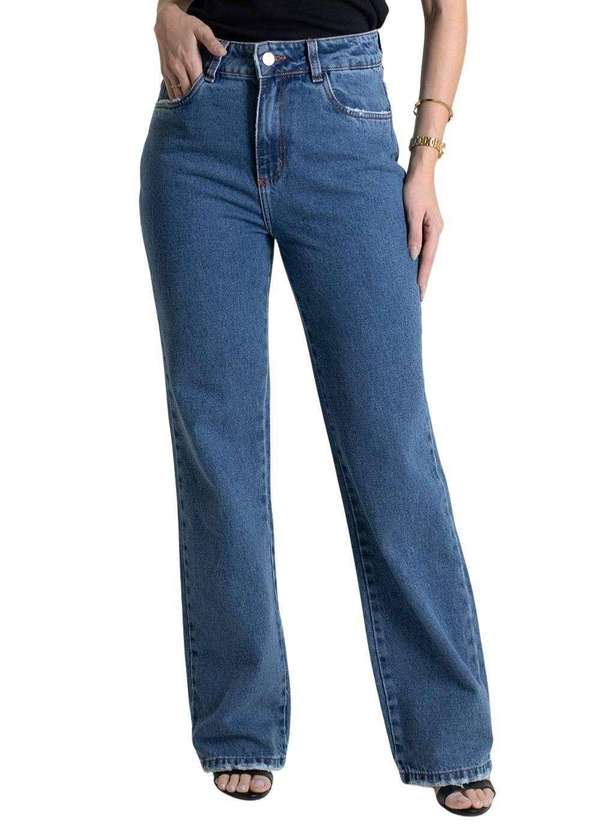 Sawary - Calça Jeans Sawary Reta - 279938 Azul