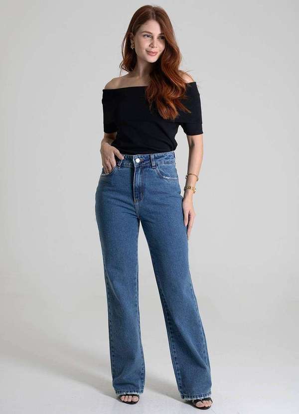 Sawary - Calça Jeans Sawary Reta - 279938 Azul 2