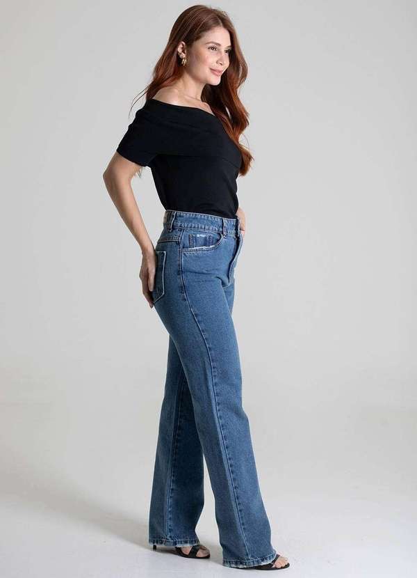 Sawary - Calça Jeans Sawary Reta - 279938 Azul 3