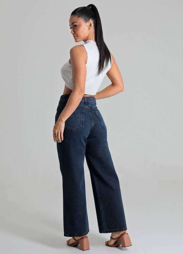 Sawary - Calça Jeans Sawary Reta - 279971 Azul 4