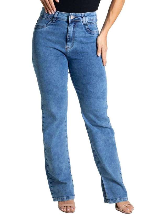 Sawary - Calça Jeans Sawary Reta - 280012 Azul