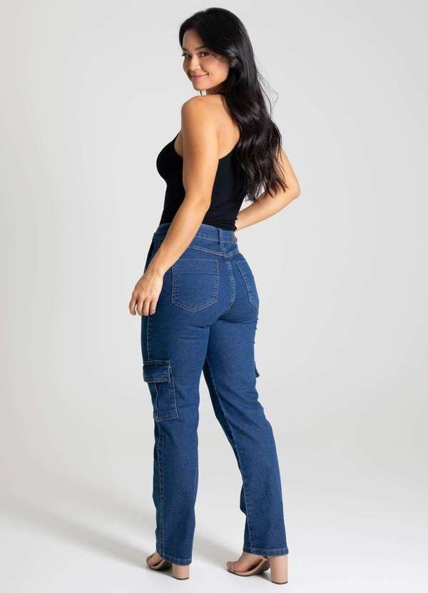 Sawary - Calça Jeans Sawary Reta - 280072 Azul 3
