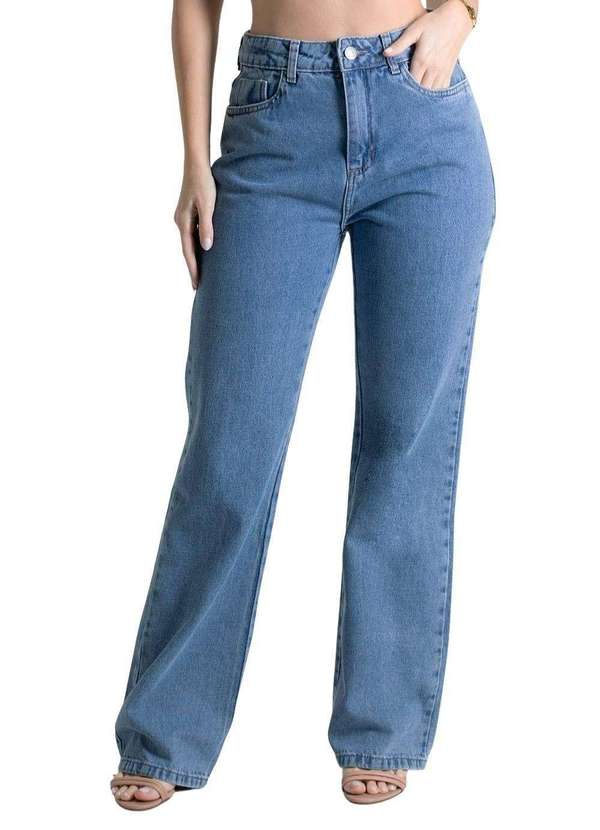 Sawary - Calça Jeans Sawary Reta - 280115 Azul