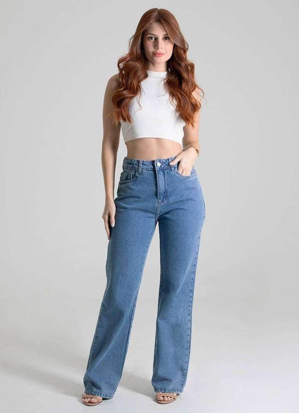 Sawary - Calça Jeans Sawary Reta - 280115 Azul 2
