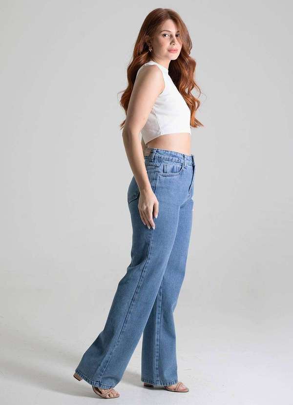 Sawary - Calça Jeans Sawary Reta - 280115 Azul 3