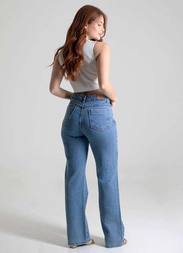 Sawary - Calça Jeans Sawary Reta - 280115 Azul 4