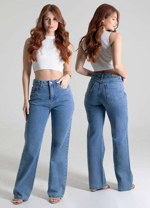 Sawary - Calça Jeans Sawary Reta - 280115 Azul 6