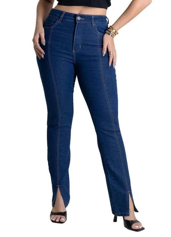Sawary - Calça Jeans Sawary Reta - 280244 Azul