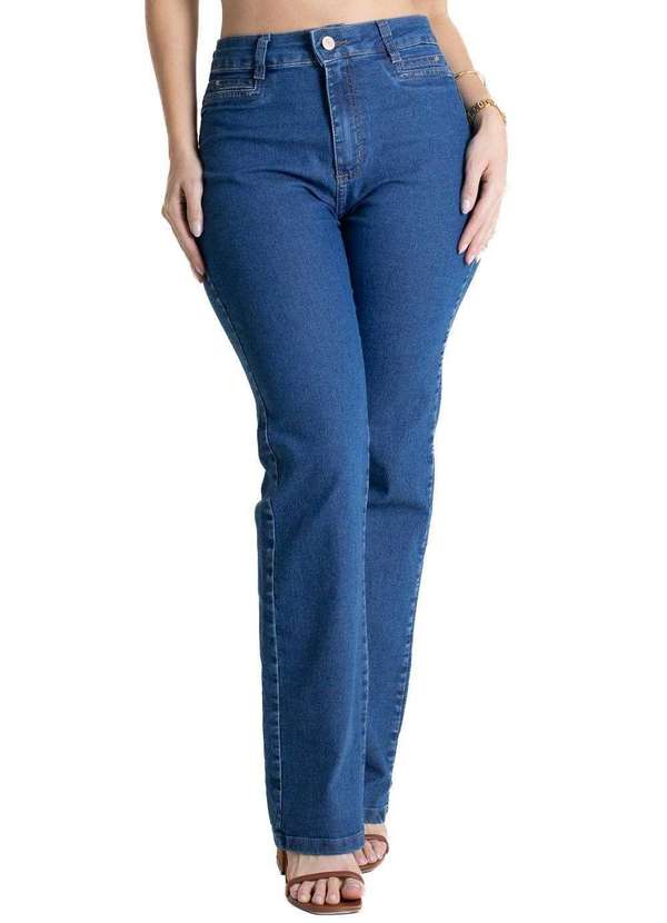 Sawary - Calça Jeans Sawary Reta - 280257 Azul