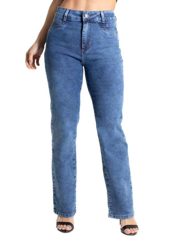 Sawary - Calça Jeans Sawary Reta - 280379 Azul