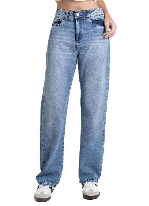 Sawary - Calça Jeans Sawary Reta - 280398 Azul