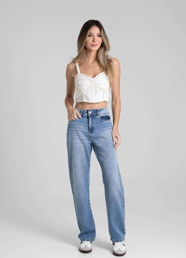 Sawary - Calça Jeans Sawary Reta - 280398 Azul 2