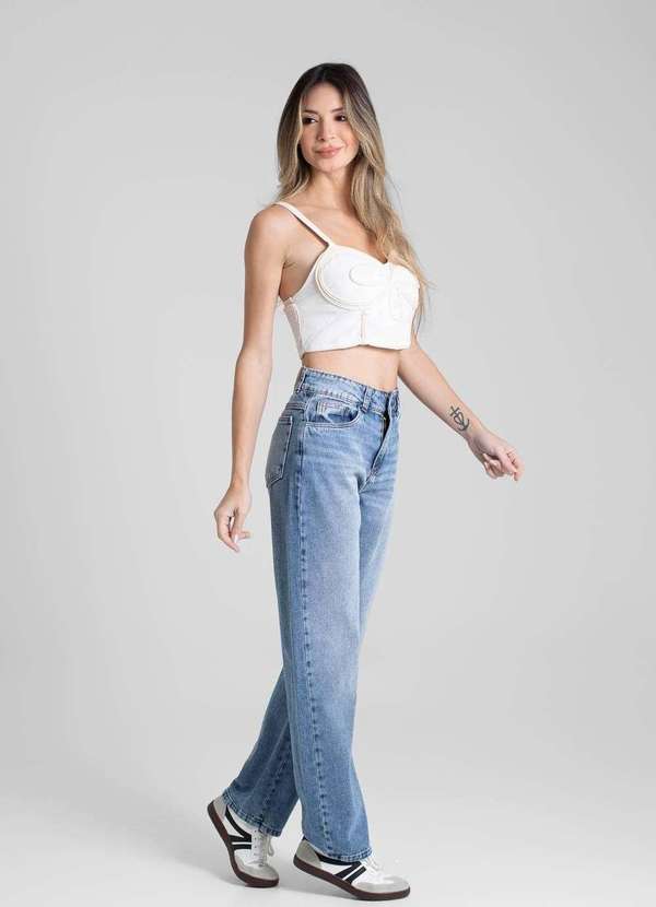 Sawary - Calça Jeans Sawary Reta - 280398 Azul 3