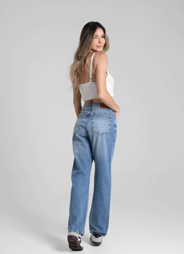 Sawary - Calça Jeans Sawary Reta - 280398 Azul 4