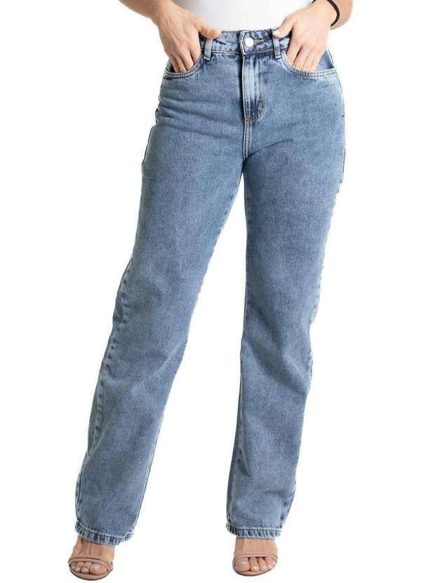 Sawary - Calça Jeans Sawary Reta - 280411 Azul