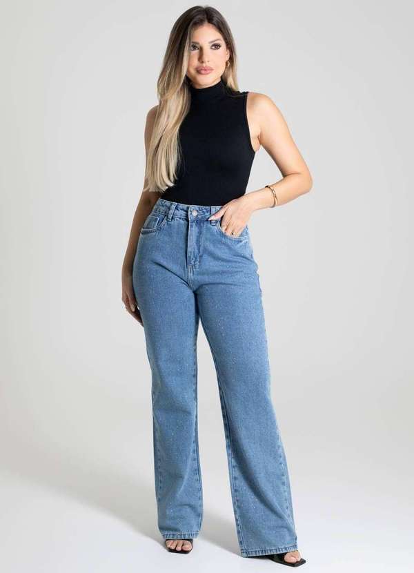 Sawary - Calça Jeans Sawary Reta - 280489 Azul 2