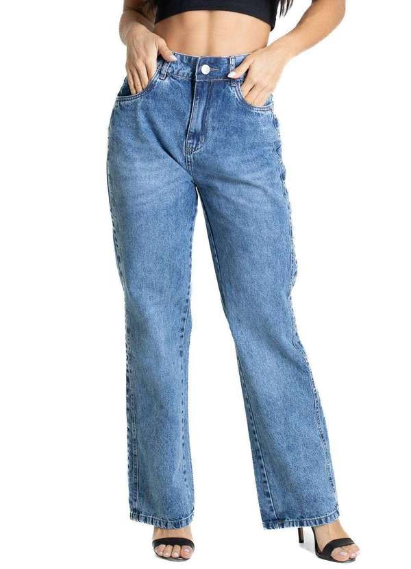 Sawary - Calça Jeans Sawary Reta - 280569 Azul