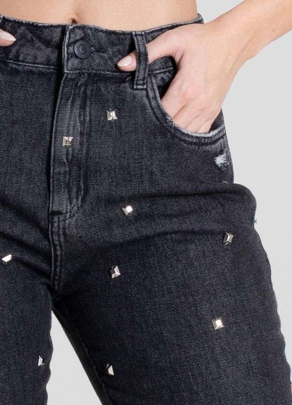 Sawary - Calça Jeans Sawary Reta - 280671 Preto 5