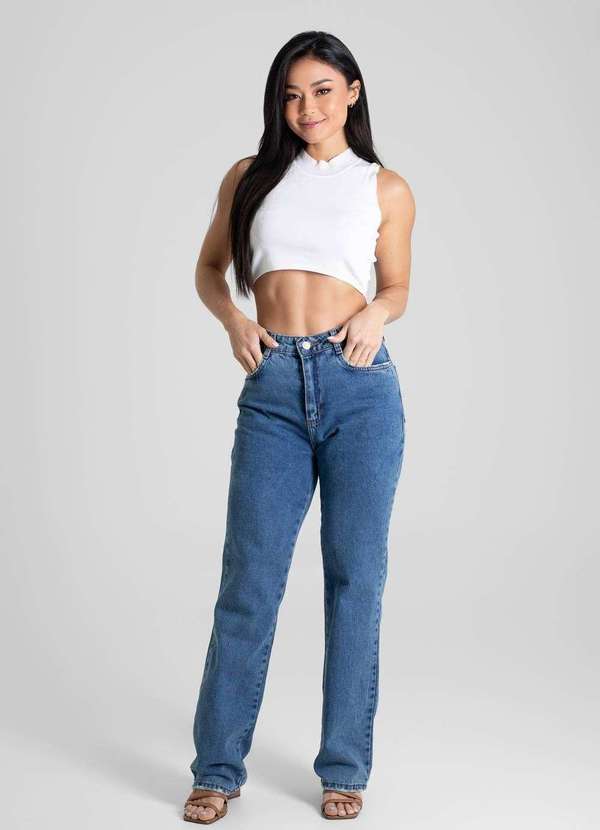 Sawary - Calça Jeans Sawary Reta - 280681 Azul 2