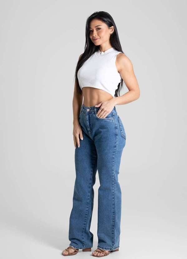 Sawary - Calça Jeans Sawary Reta - 280681 Azul 3