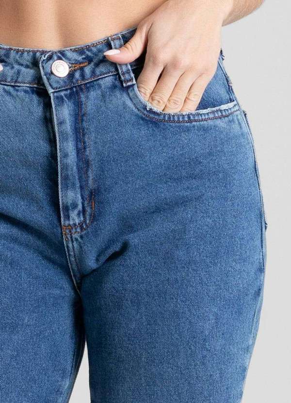 Sawary - Calça Jeans Sawary Reta - 280681 Azul 5