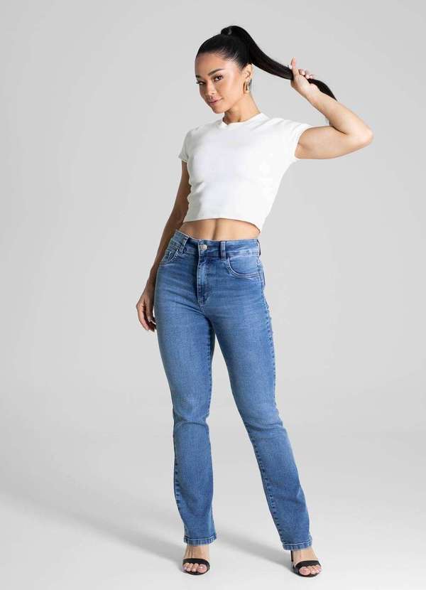 Sawary - Calça Jeans Sawary Reta - 280787 Azul 2