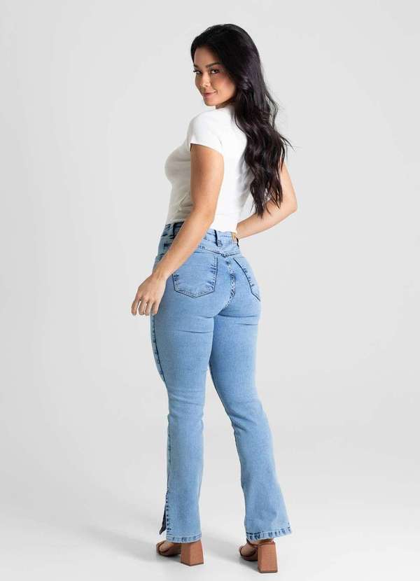 Sawary - Calça Jeans Sawary Reta - 280940 Azul 4