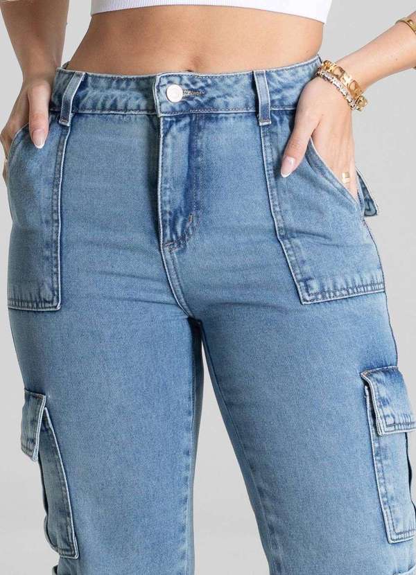 Sawary - Calça Jeans Sawary Reta - 280970 Azul 5