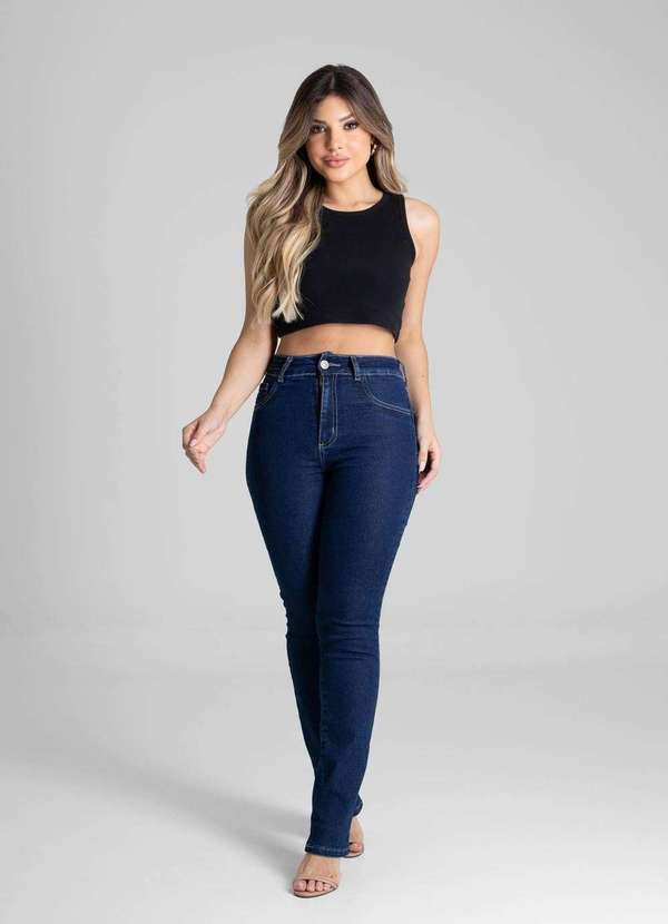 Sawary - Calça Jeans Sawary Reta - 281037 Azul 2