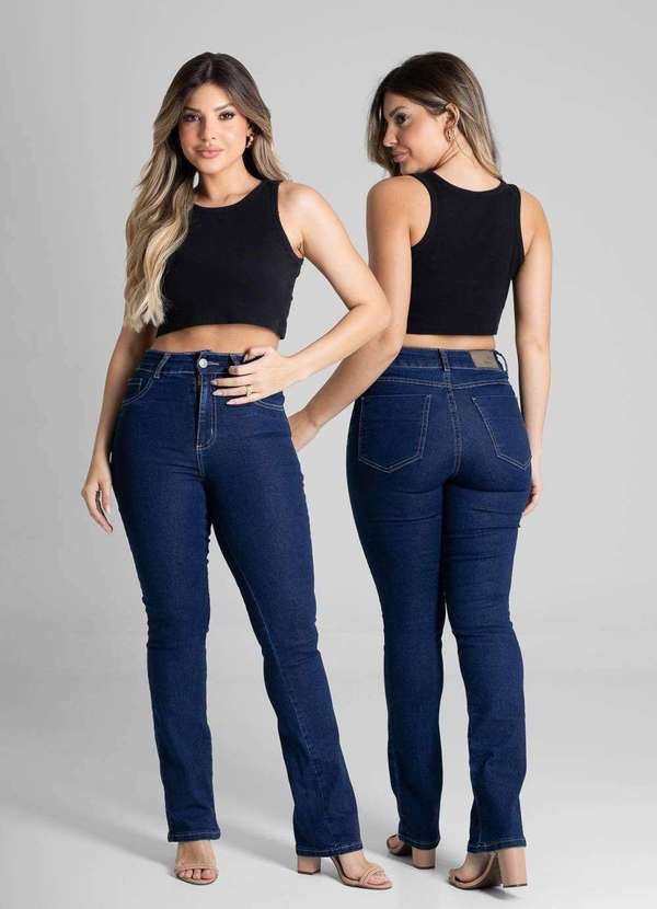 Sawary - Calça Jeans Sawary Reta - 281037 Azul 6