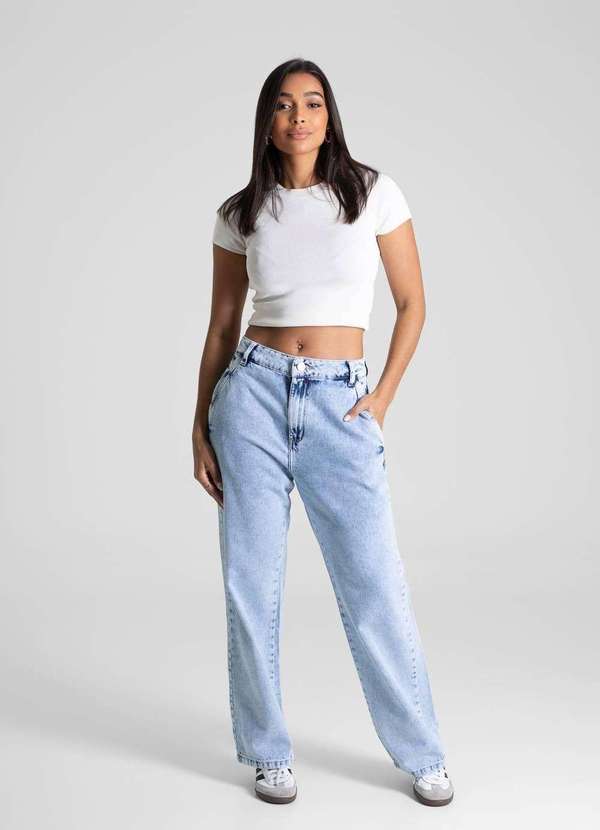 Sawary - Calça Jeans Sawary Reta - 281303 Azul 2