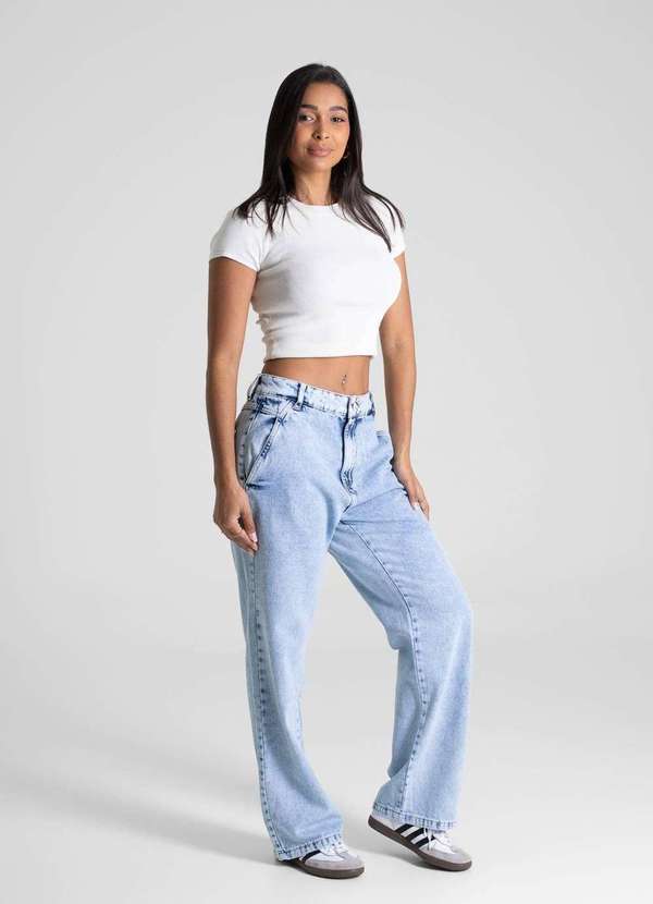 Sawary - Calça Jeans Sawary Reta - 281303 Azul 3