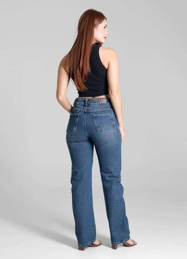 Sawary - Calça Jeans Sawary Reta - 281558 Azul 4