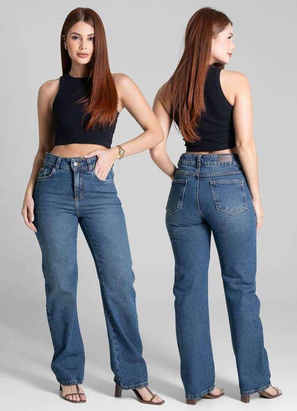 Sawary - Calça Jeans Sawary Reta - 281558 Azul 6
