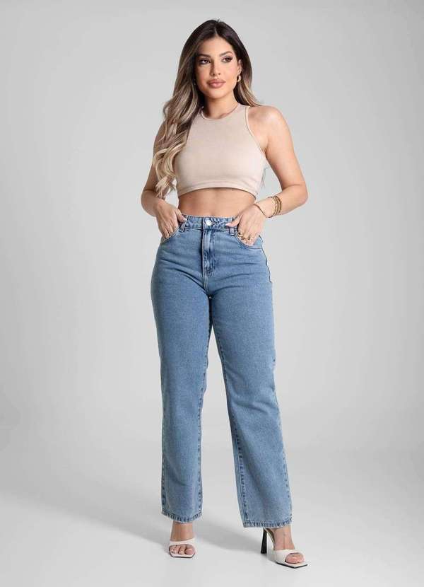 Sawary - Calça Jeans Sawary Reta - 281617 Azul 2
