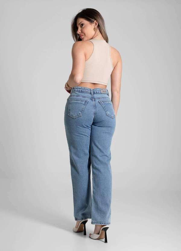Sawary - Calça Jeans Sawary Reta - 281617 Azul 4