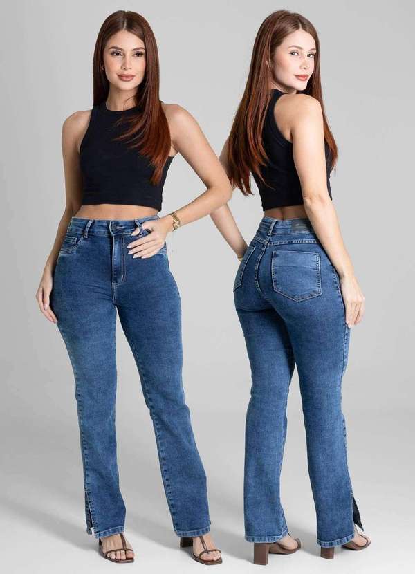 Sawary - Calça Jeans Sawary Reta - 281640 Azul 6