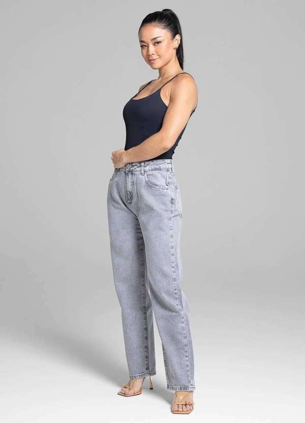 Sawary - Calça Jeans Sawary Reta - 281723 Cinza 5