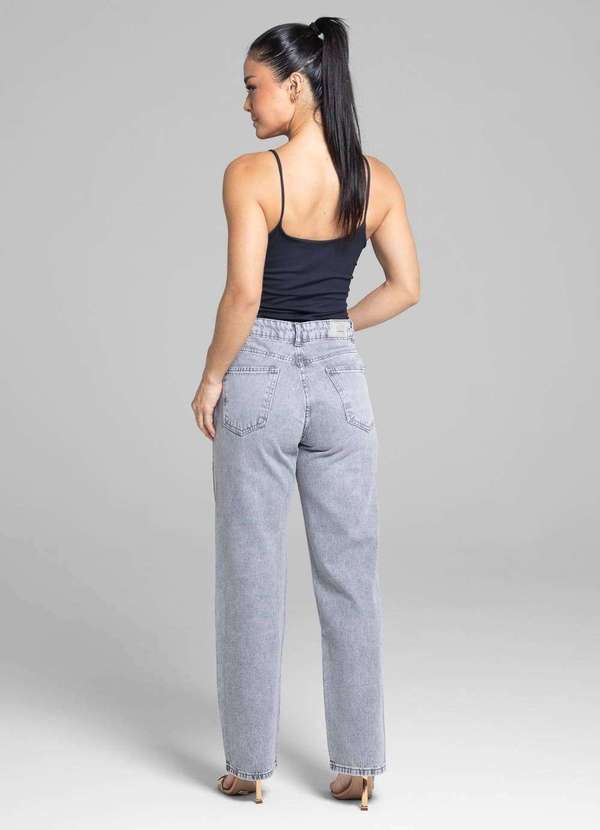 Sawary - Calça Jeans Sawary Reta - 281723 Cinza 4