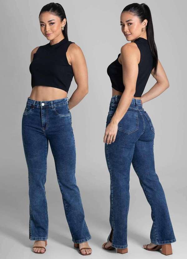 Sawary - Calça Jeans Sawary Reta - 281771 Azul 6