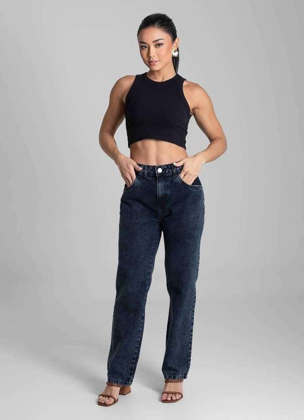 Sawary - Calça Jeans Sawary Reta - 281785 Preto 2