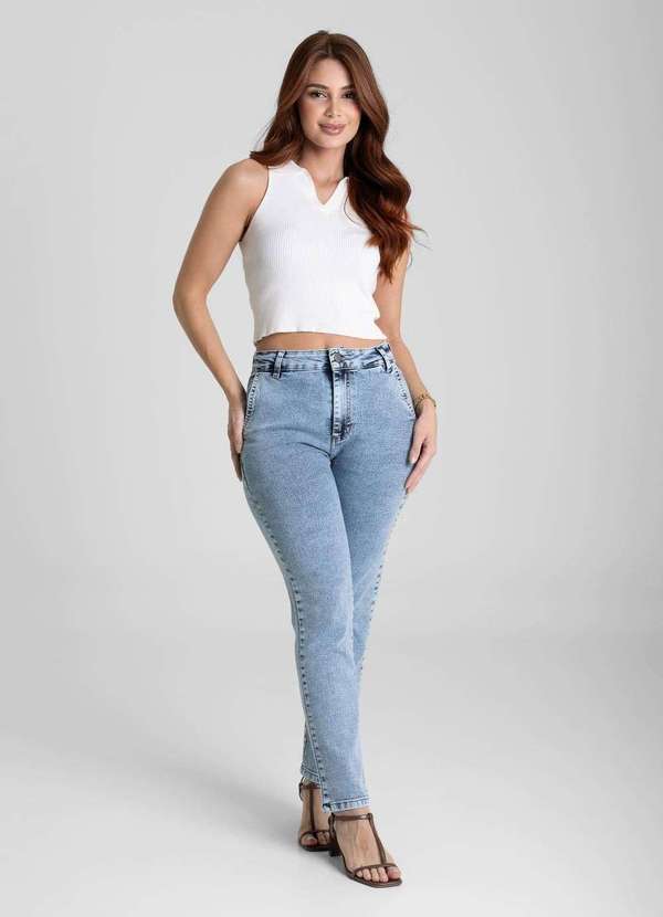 Sawary - Calça Jeans Sawary Reta - 281839 Azul 2