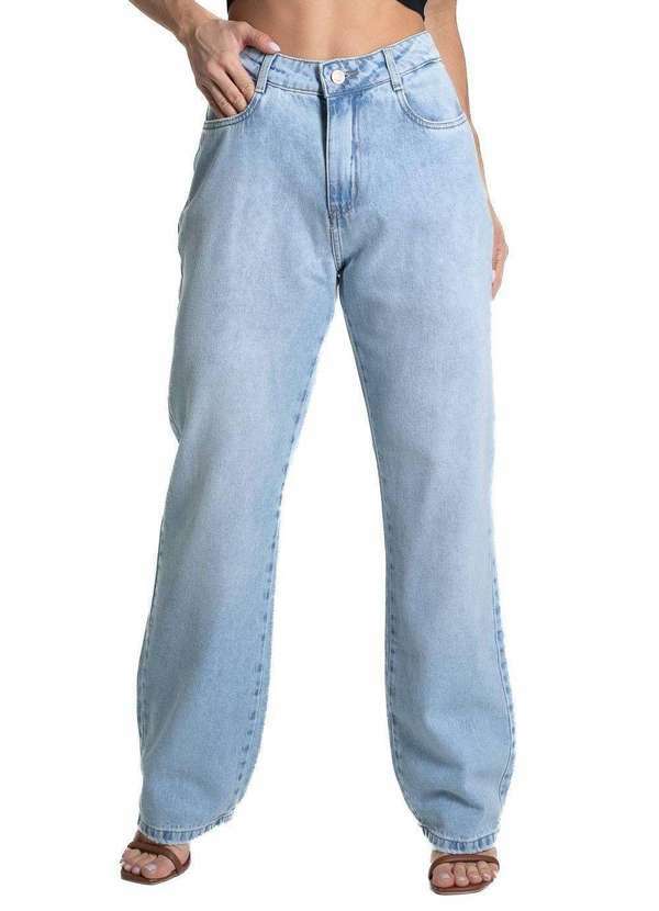 Sawary - Calça Jeans Sawary Reta - 281889 Azul