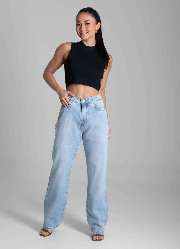 Sawary - Calça Jeans Sawary Reta - 281889 Azul 2