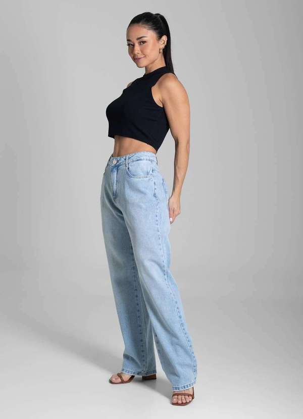 Sawary - Calça Jeans Sawary Reta - 281889 Azul 3