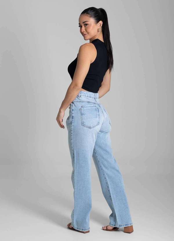 Sawary - Calça Jeans Sawary Reta - 281889 Azul 4